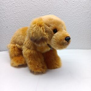 DEMDACO Cuddly Small Golden Retriever Dog Carmel Brown Kids Plush Stuffed Animal